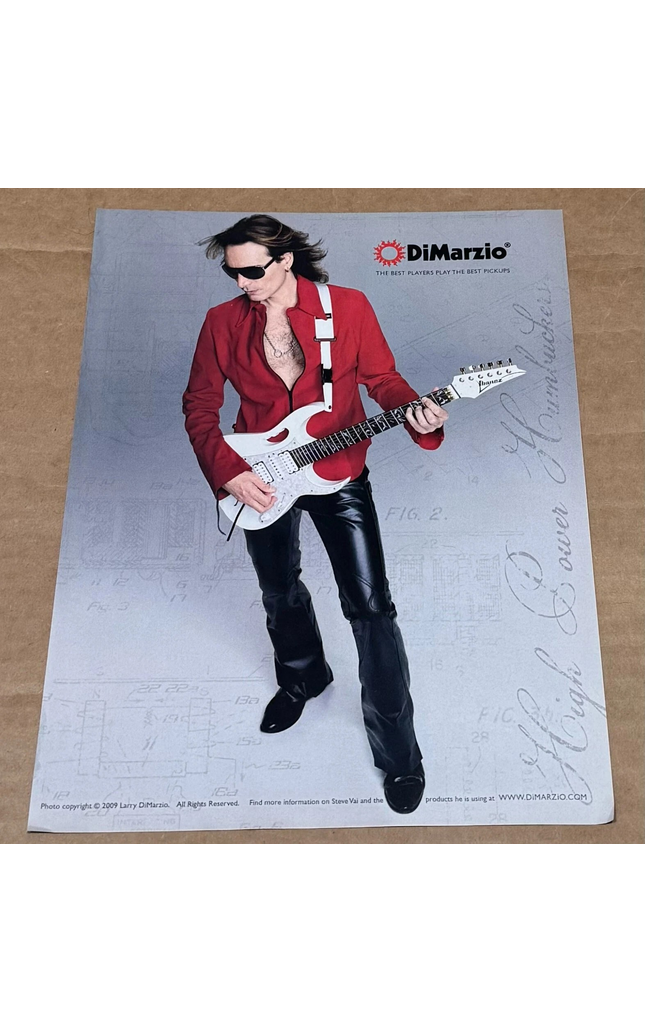 DiMarzio Pickups - STEVE VAI - 2010 Print Advertisement