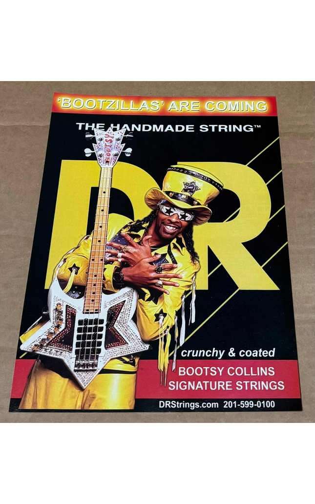 BOOTSY COLLINS - DR Strings - 2003 Print Advertisement