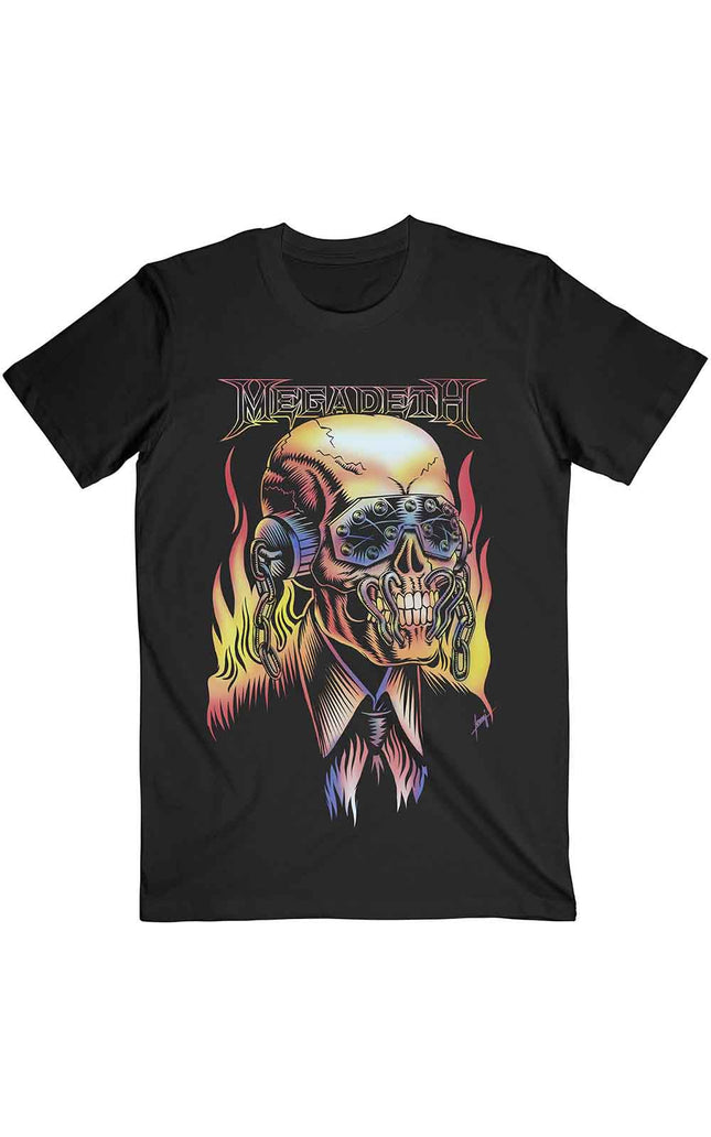 Megadeth Flaming Vic [T-Shirt]