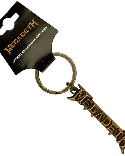 Megadeth Gold Logo v2 [Keychain]