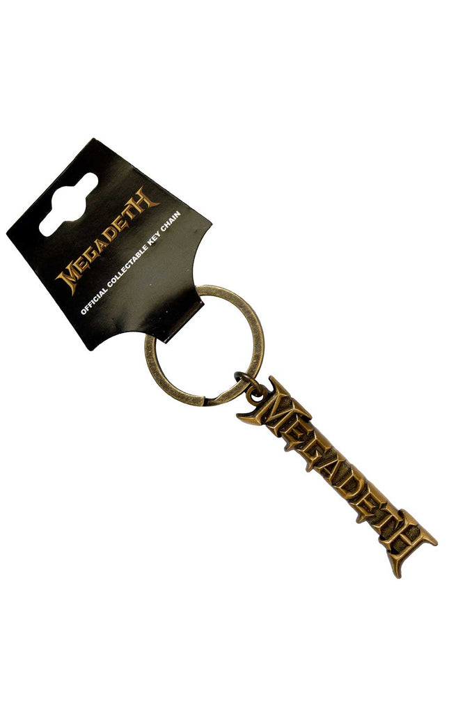 Megadeth Gold Logo v2 [Keychain]