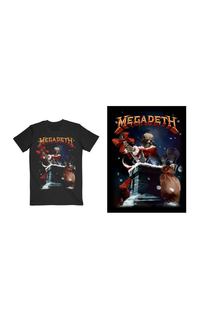 Megadeth Santa Vic Chimney [T-Shirt]