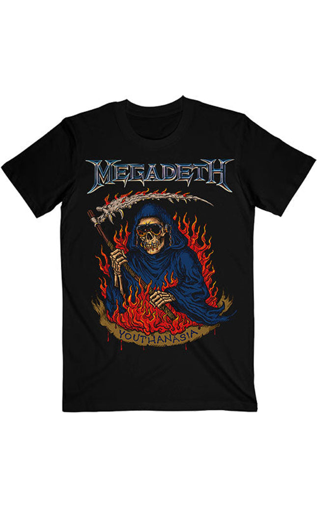 Megadeth Youthanasia Flames [T-Shirt]