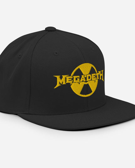 MerchMoment Megadeth Black Nuclear Snapback Hat [Apparel]