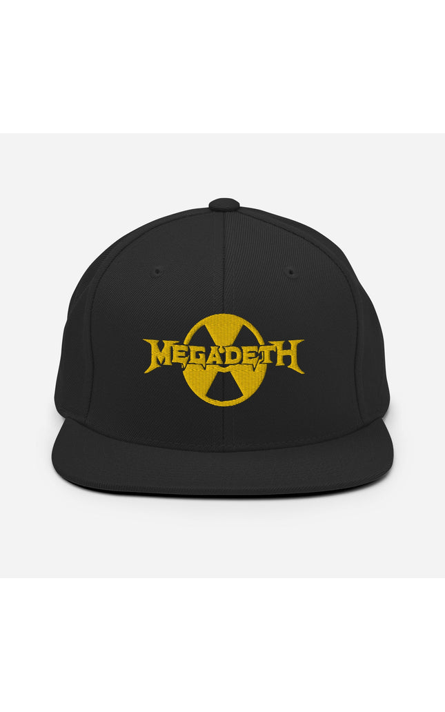 MerchMoment Megadeth Black Nuclear Snapback Hat [Apparel]