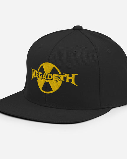 MerchMoment Megadeth Black Nuclear Snapback Hat [Apparel]