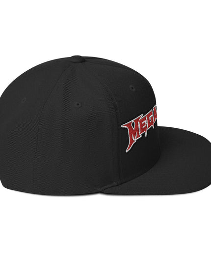 MerchMoment MegaDeth Classic Logo Embroidered Snapback Hat [Apparel]