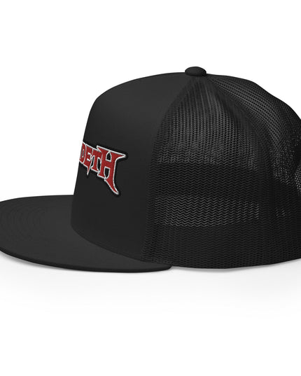 MerchMoment MegaDeth Electric Logo Embroidered Trucker Hat [Apparel]