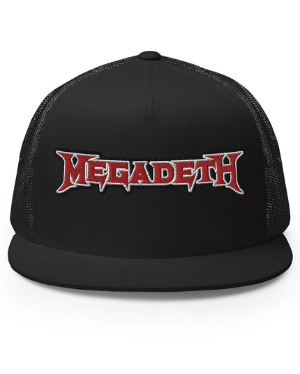 MerchMoment MegaDeth Electric Logo Embroidered Trucker Hat [Apparel]