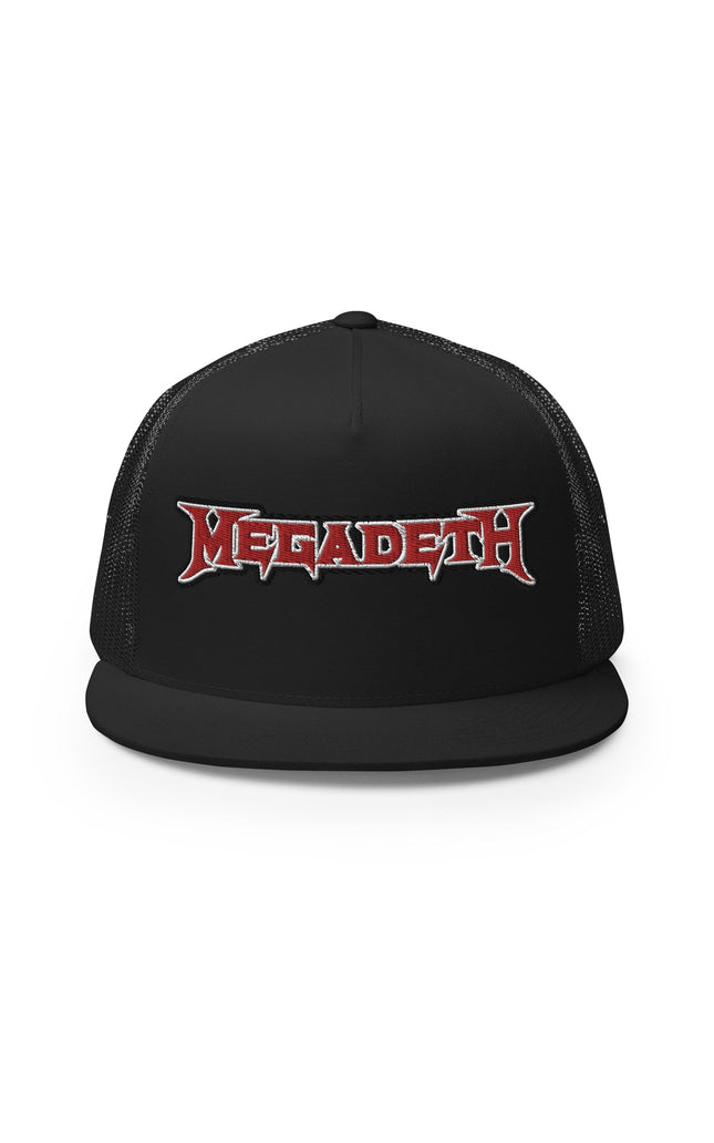 MerchMoment MegaDeth Electric Logo Embroidered Trucker Hat [Apparel]