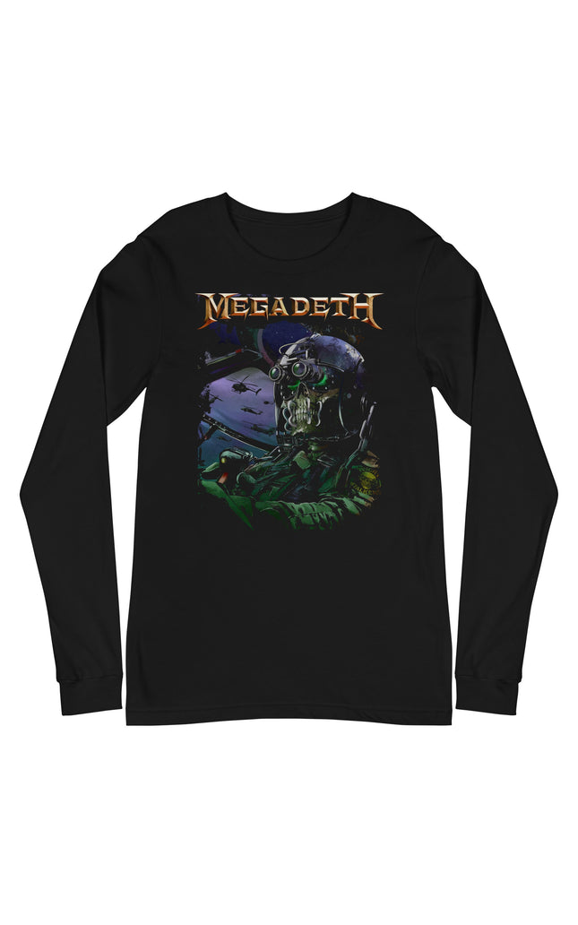 MerchMoment Megadeth - Night Vision Long Sleeve T-Shirt [Apparel]