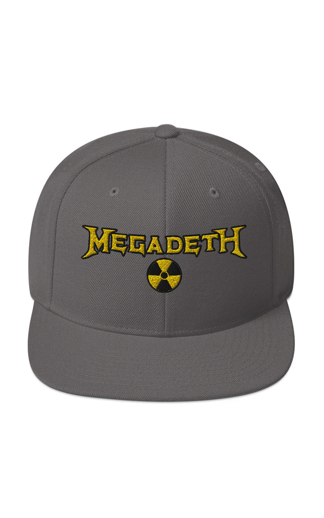MerchMoment MegaDeth Nuclear Embroidered Snapback Hat [Apparel]