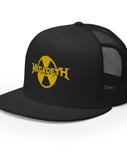 MerchMoment MegaDeth Nuclear Logo Embroidered Trucker Hat [Apparel]
