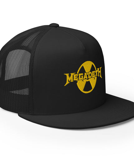 MerchMoment MegaDeth Nuclear Logo Embroidered Trucker Hat [Apparel]