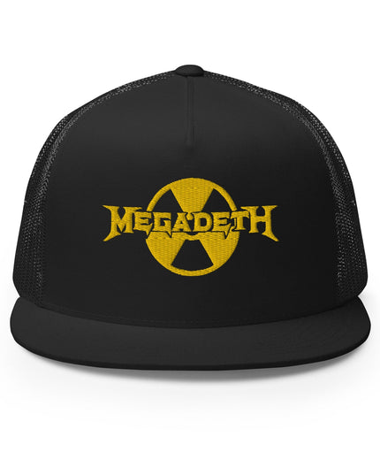 MerchMoment MegaDeth Nuclear Logo Embroidered Trucker Hat [Apparel]