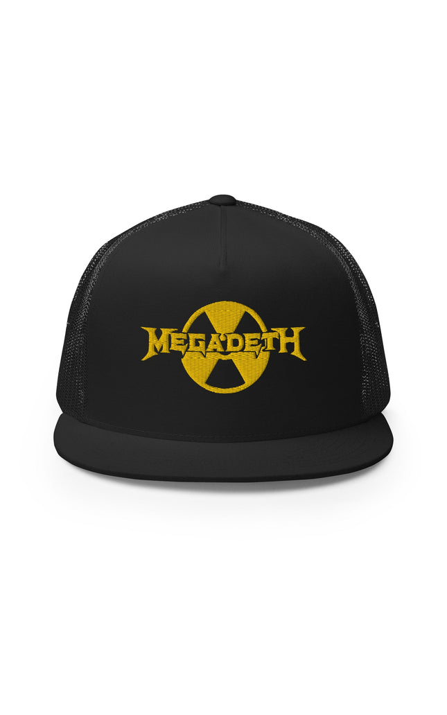 MerchMoment MegaDeth Nuclear Logo Embroidered Trucker Hat [Apparel]