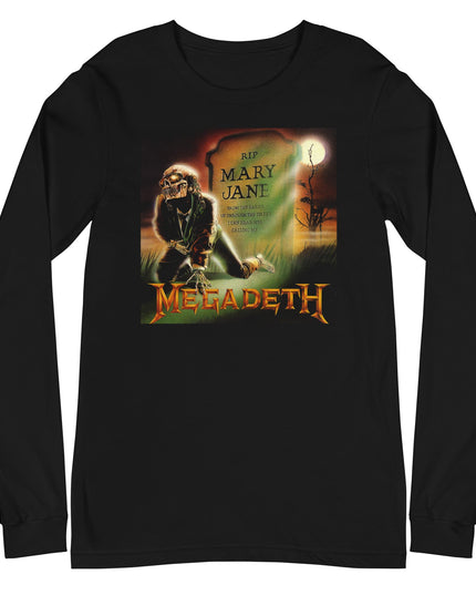 MerchMoment Megadeth - R.I.P. Mary Jane Long Sleeve T-Shirt [Apparel]