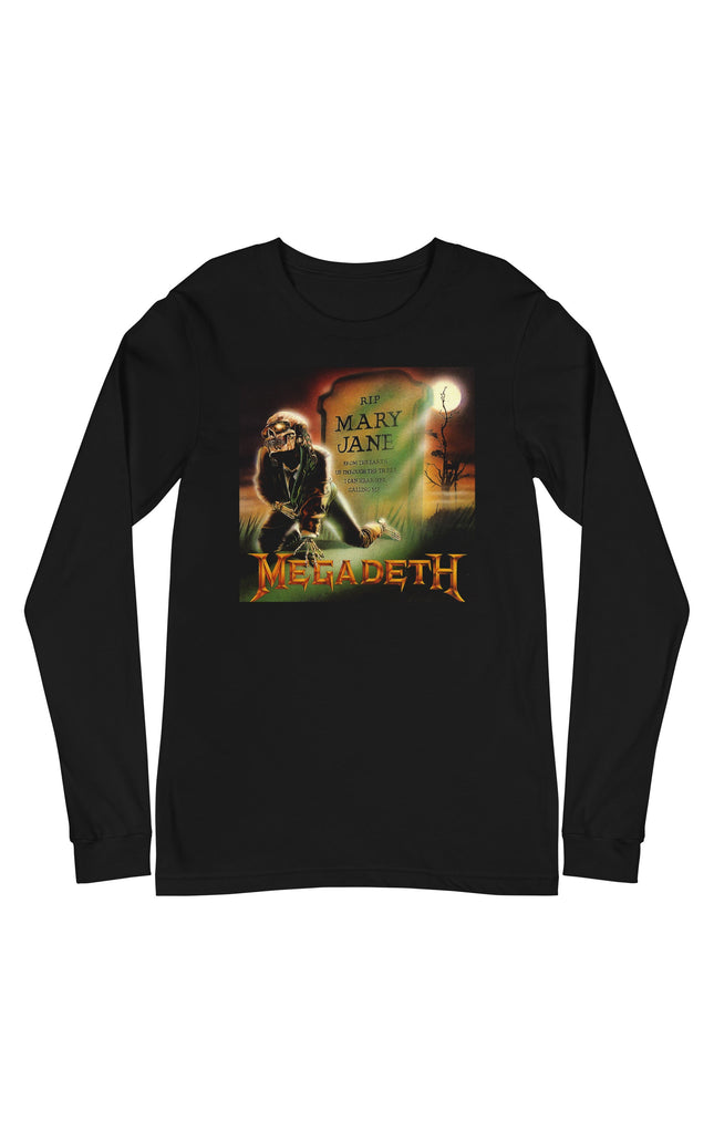 MerchMoment Megadeth - R.I.P. Mary Jane Long Sleeve T-Shirt [Apparel]