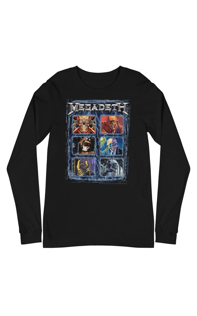 MerchMoment Megadeth - Six Vics Long Sleeve T-Shirt [Apparel]