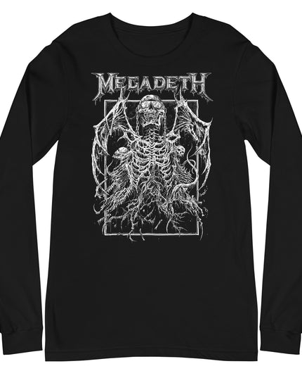 MerchMoment Megadeth - Skeleton Wings Long Sleeve T-Shirt [Apparel]