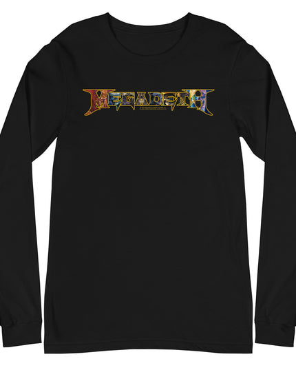 MerchMoment Megadeth - Vic Lettered Logo Long Sleeve T-Shirt [Apparel]