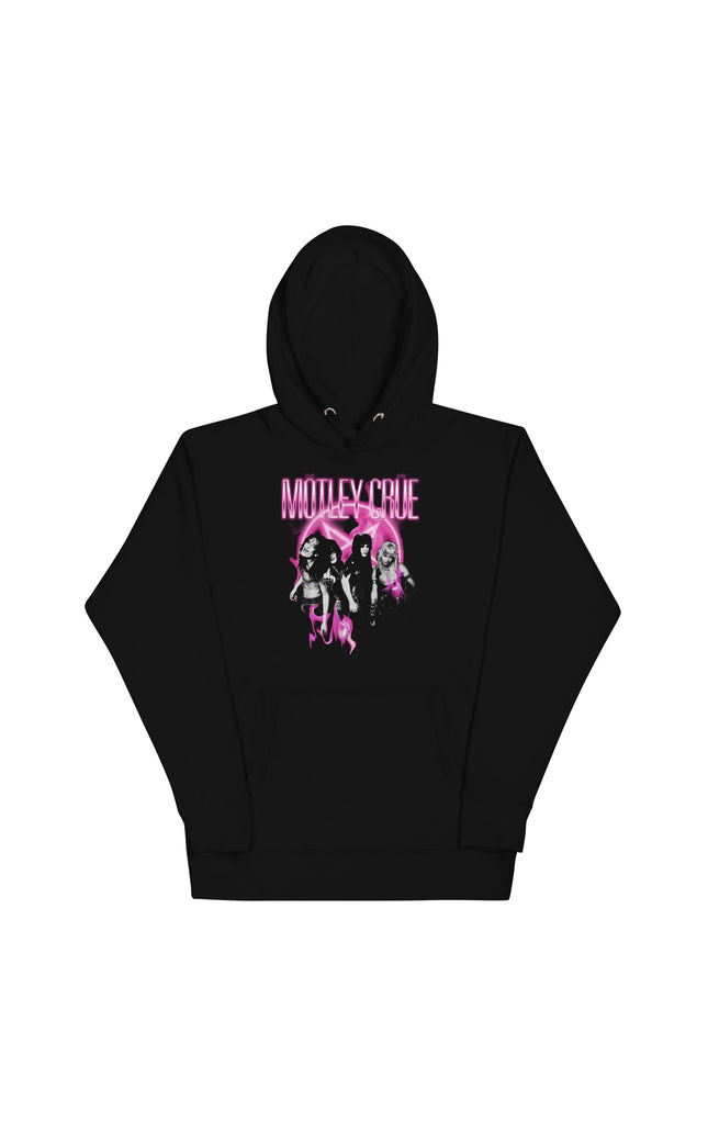 Motley Crue - Neon Pink Hoodie [Apparel]