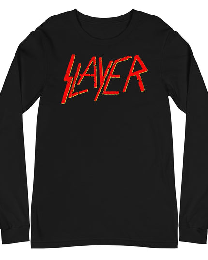 MerchMoment Slayer - Red Logo Long Sleeve T-Shirt [Apparel]