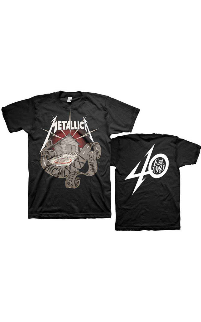 Metallica 40th Anniversary Garage [T-Shirt]