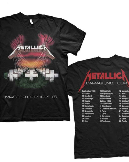 Metallica Master of Puppets European Tour '86. [T-Shirt]