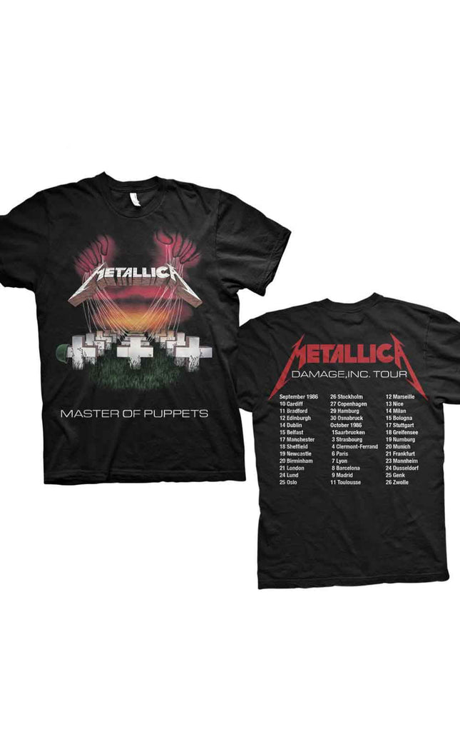 Metallica Master of Puppets European Tour '86. [T-Shirt]