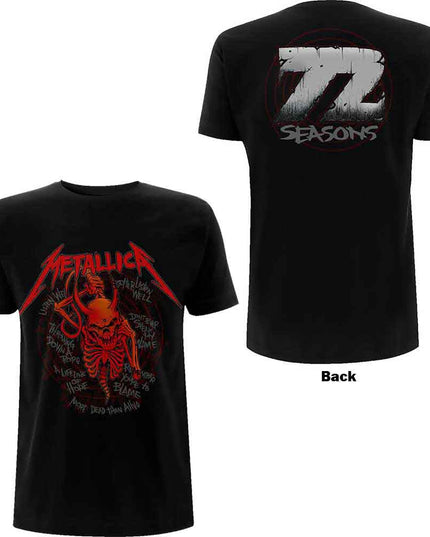 Metallica Skull Screaming Red 72 Seasons [T-Shirt]