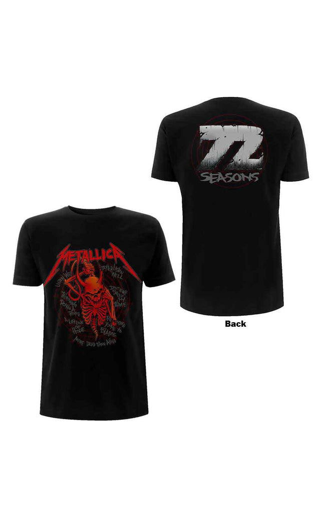 Metallica Skull Screaming Red 72 Seasons [T-Shirt]