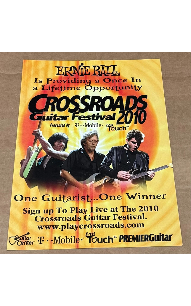 Ernie Ball - Crossroads Guitar Festival 2010 - 2010 Print Ad