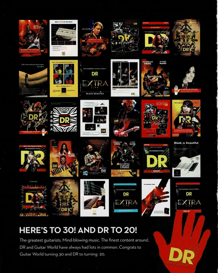 DR Strings - ANASTASIO / LAIHO / TRUCKS / MUDVAYNE - 2010 Print Ad