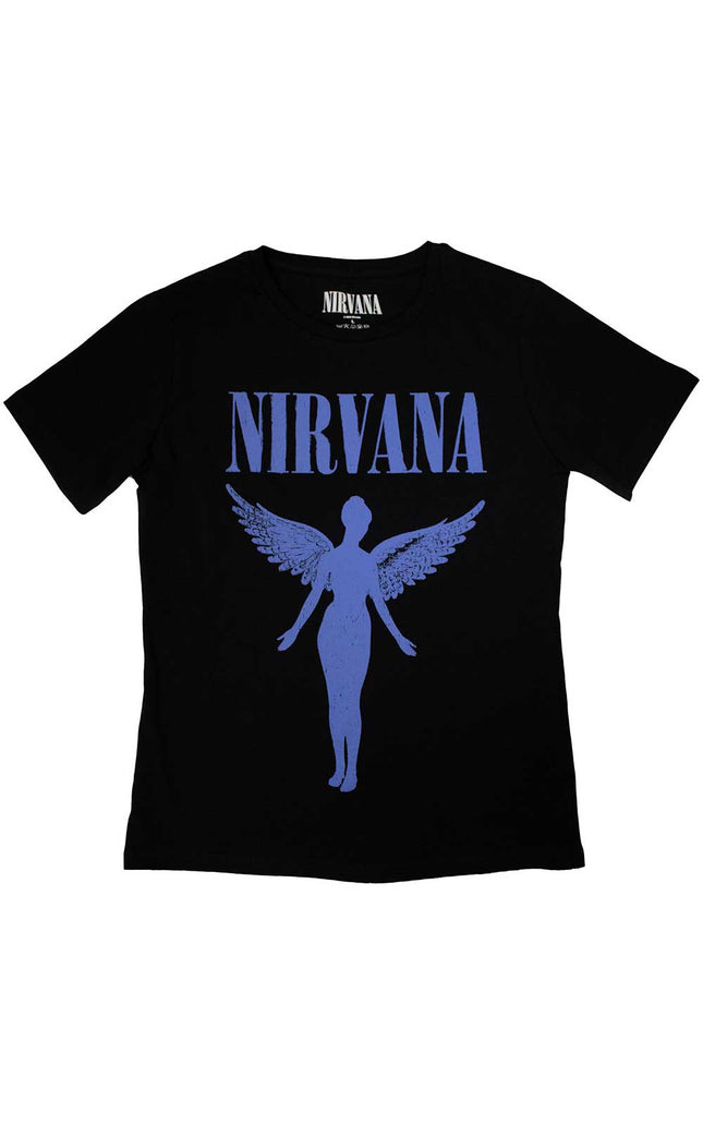 Nirvana Angelic Blue Mono [T-Shirt] Womens