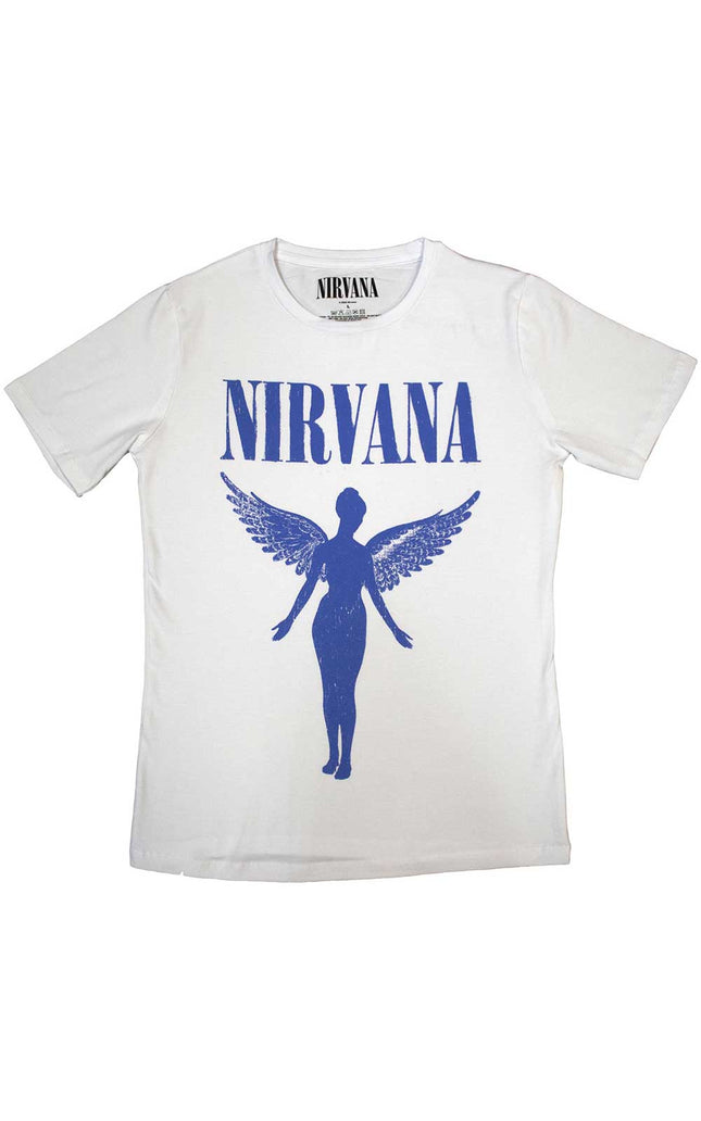 Nirvana Angelic Blue Mono [T-Shirt] Womens