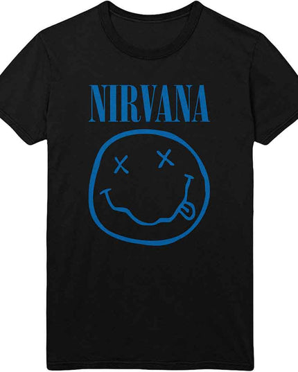 Nirvana Blue Happy Face [T-Shirt]