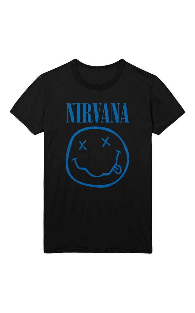 Nirvana Blue Happy Face [T-Shirt]