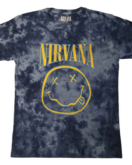 Nirvana Happy Face Blue Stroke [T-Shirt]