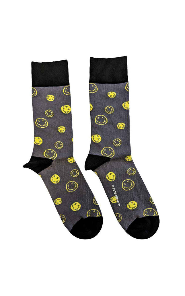 Nirvana Mixed Happy Faces [Socks]