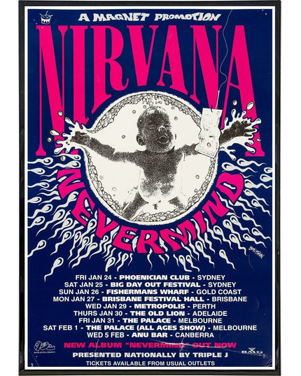 Nirvana Show Poster Print