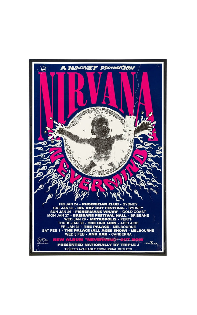 Nirvana Show Poster Print
