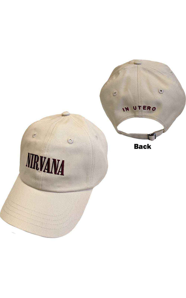 Nirvana Text Logo in Utero [Hat]