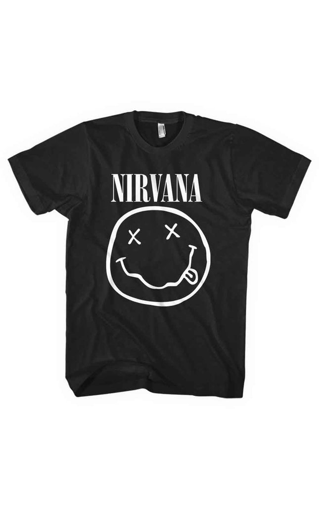 Nirvana White Happy Face [T-Shirt]