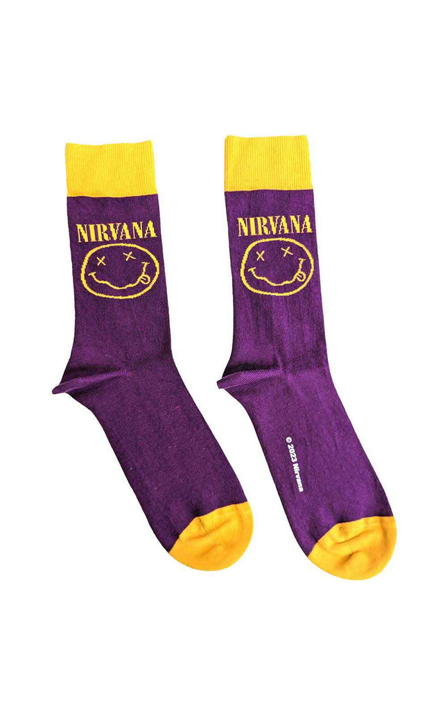 Nirvana Yellow Happy Face [Socks]