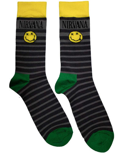 Nirvana Yellow Smiley Pattern [Socks]
