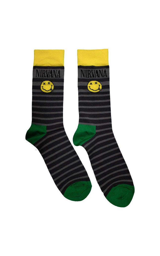 Nirvana Yellow Smiley Pattern [Socks]