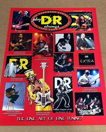 DR Strings - ANASTASIO / DIMEBAG / BOOTSY / CLAYTON / TRUCKS - 2007 Print Ad