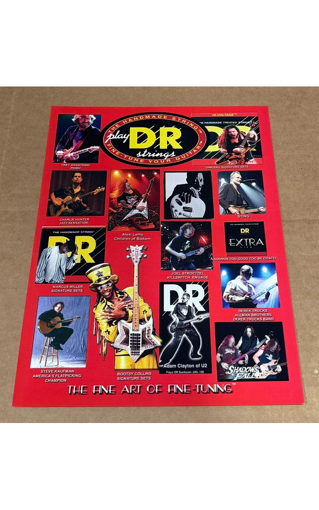 DR Strings - ANASTASIO / DIMEBAG / BOOTSY / CLAYTON / TRUCKS - 2007 Print Ad