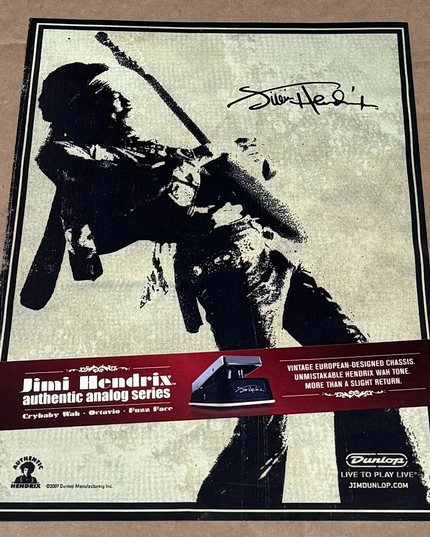 Dunlop - JIMI HENDRIX - 2007 Print Advertisement #2